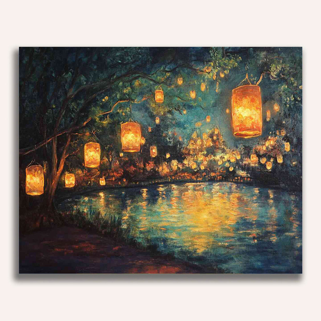 Paint by Numbers - Whispers of the Twilight, Lantern
