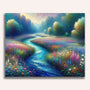 Wild river, flowers - Paint by Numbers