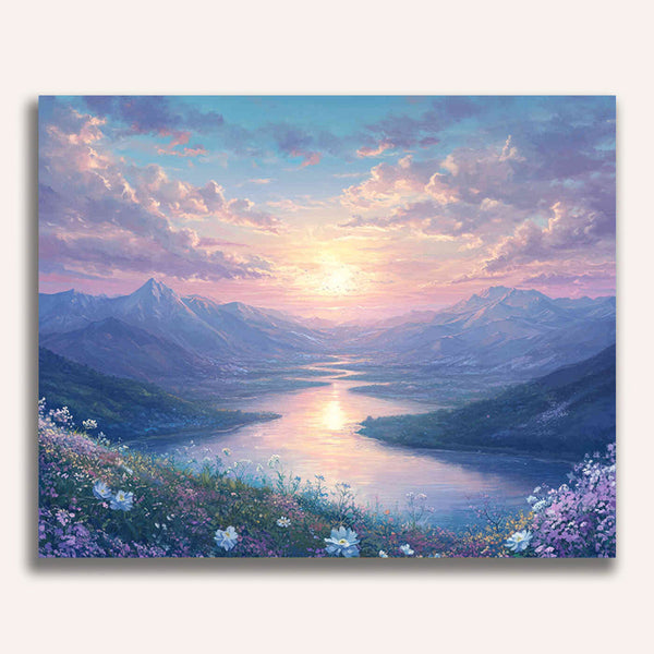Paint by Numbers - winter magic and warmth