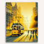 Yellow streetcar - Paint by Numbers