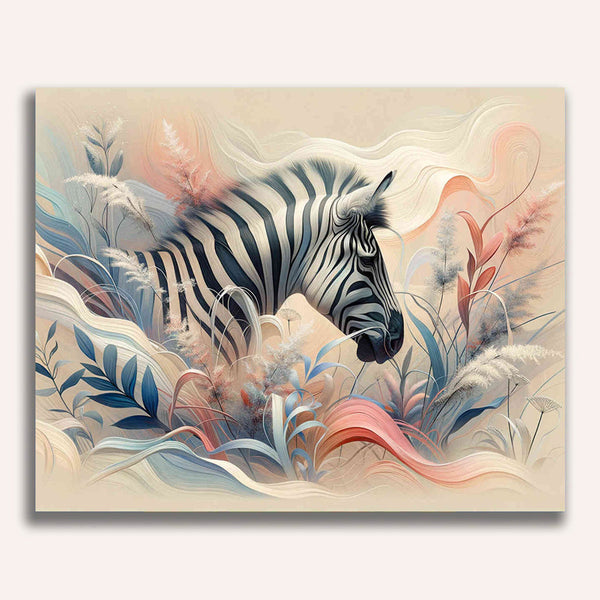 Zebra appears - Paint by Numbers