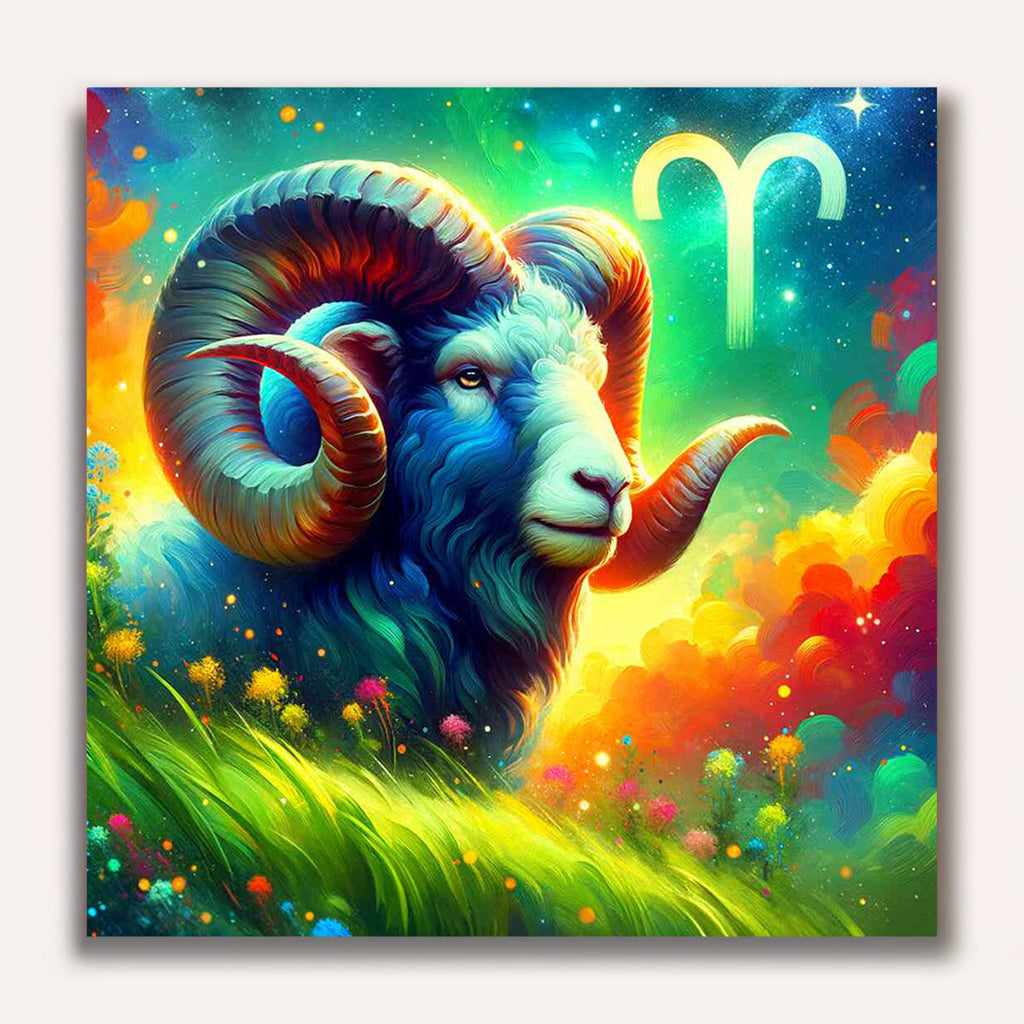 Paint by Numbers - Zodiac sign Aries