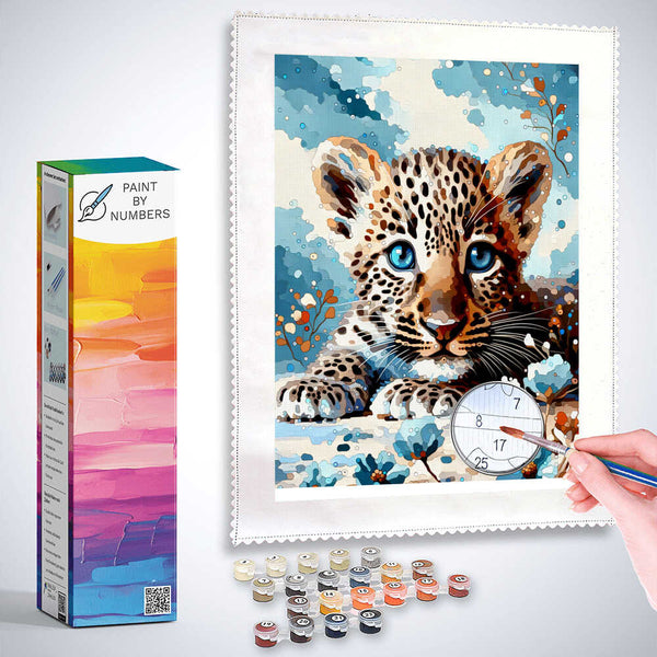 Paint by Numbers - Color Impression Leopard Baby
