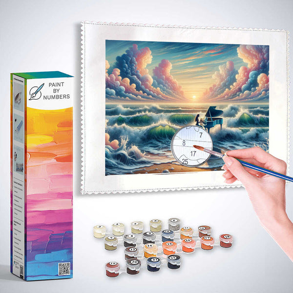 Paint by Numbers - Woman on the Clavir