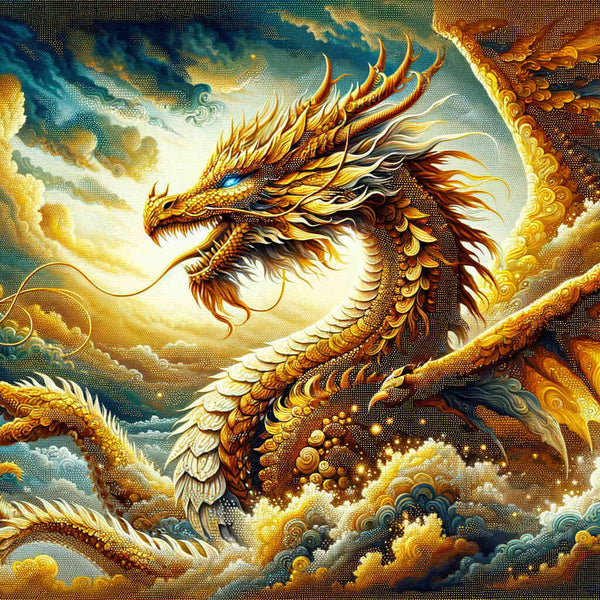 Golden dragon - Paint by Numbers