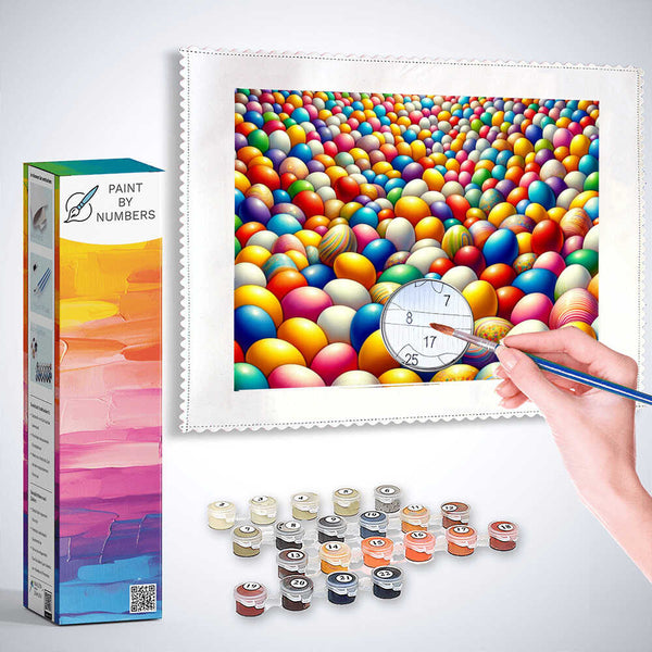Paint by Numbers - Easter egg hunt