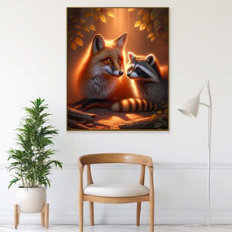 Paint by Numbers - Fox and Washable Friends