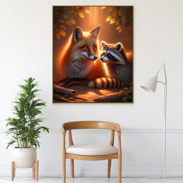 Paint by Numbers - Fox and Washable Friends