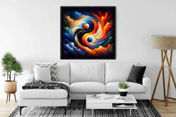 Paint by Numbers - Jing and Jang Abstract