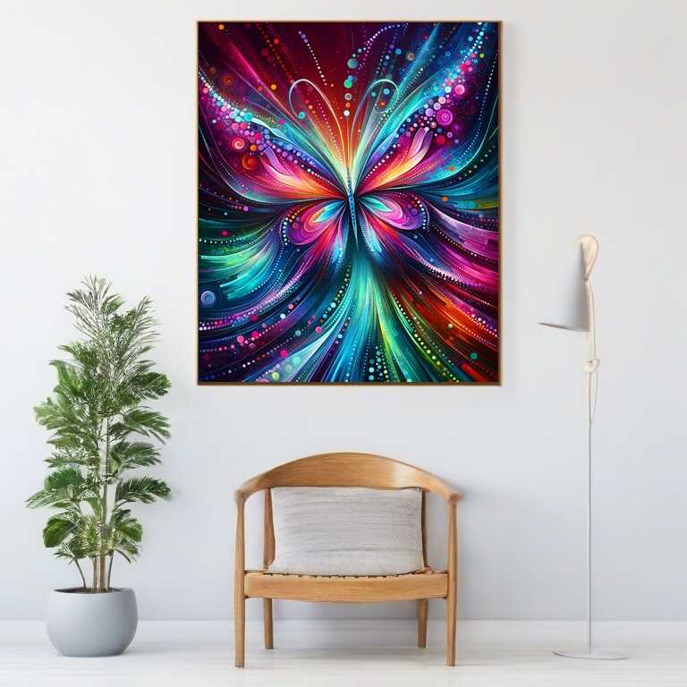 Paint by Numbers - Fan butterfly