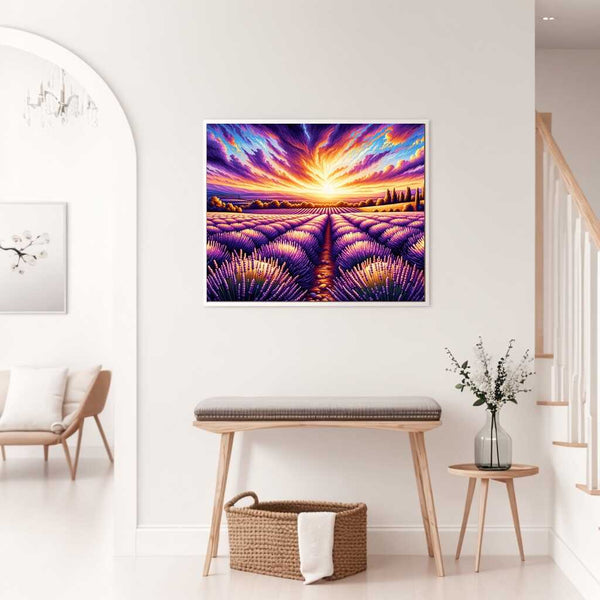 Lavender field - Paint by Numbers
