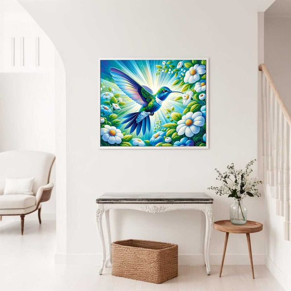 Paint by Numbers - Elegant hummingbird