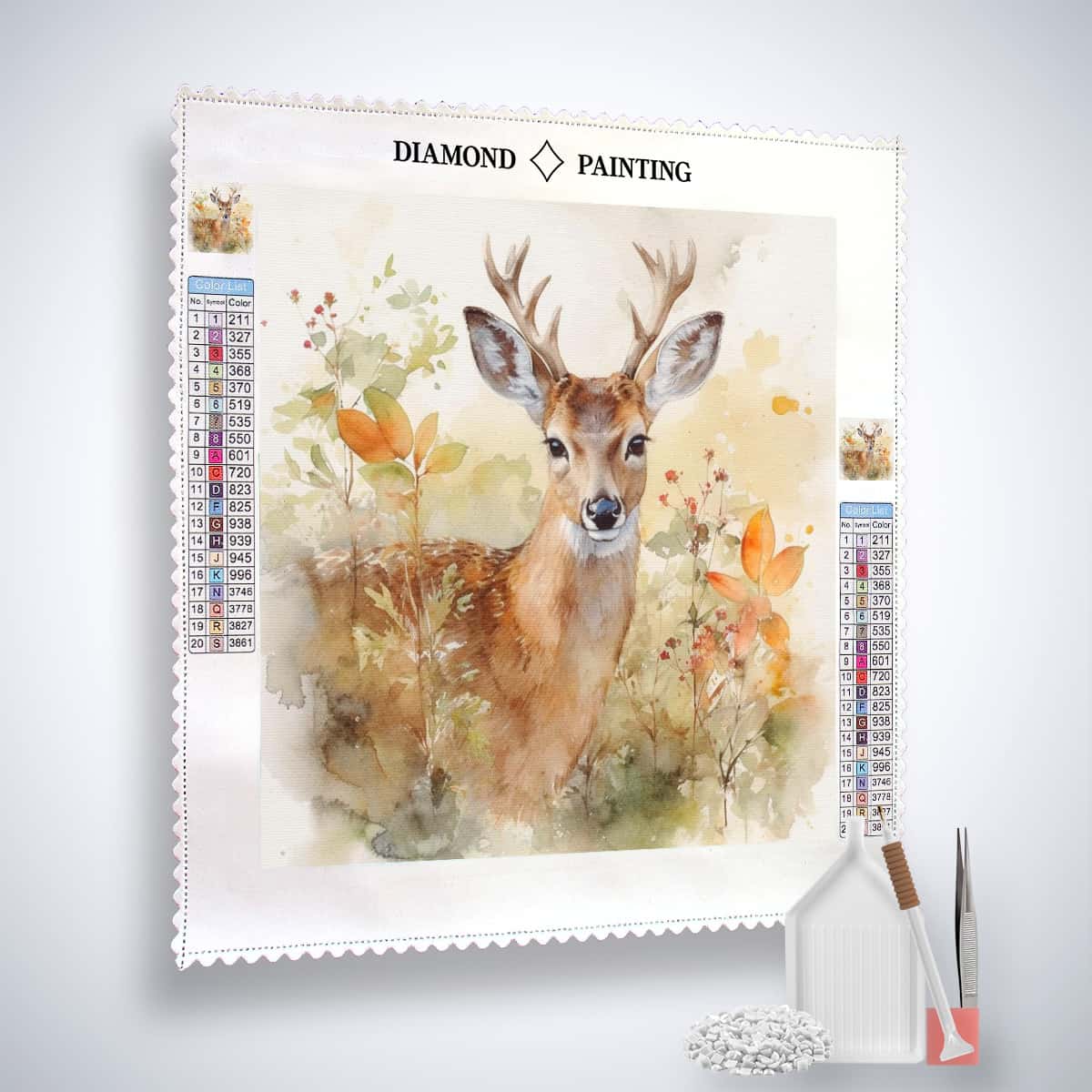 Diamond Painting Kit - Forest Dwellers in Unison with Professional Canvas and Enhanced Acrylic Diamonds, Paint by Numbers.
