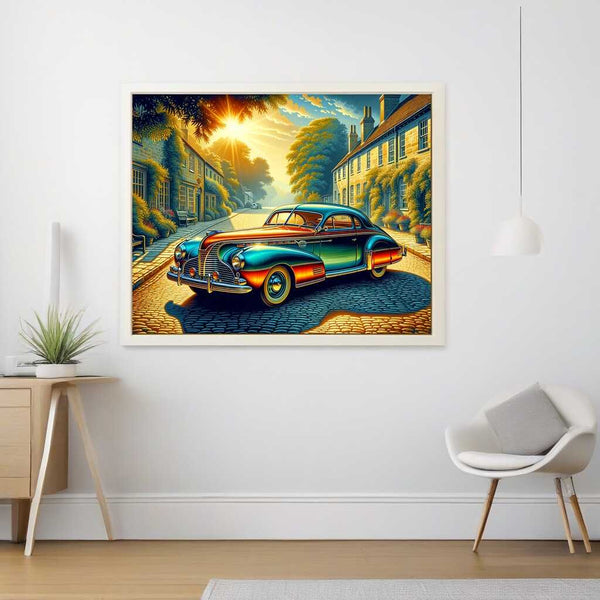 Vintage car, Lateral - Paint by Numbers