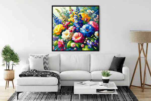 Paint by Numbers - Summer flower bouquet