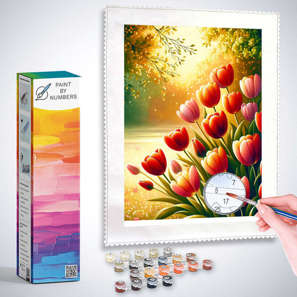 Paint by Numbers - Tulips Harmonious
