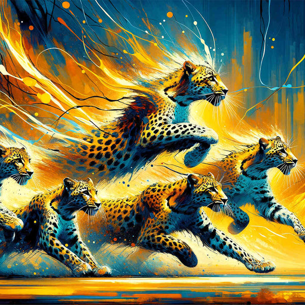 Paint by Numbers - Leopard gang