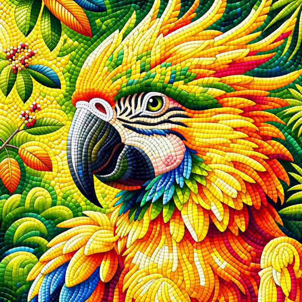 Paint by Numbers - Color impression parrot