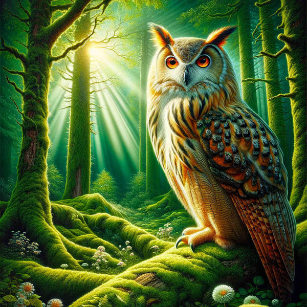 Paint by Numbers - Awakened Owl