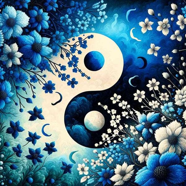 Paint by Numbers - Jing and Jang Flower