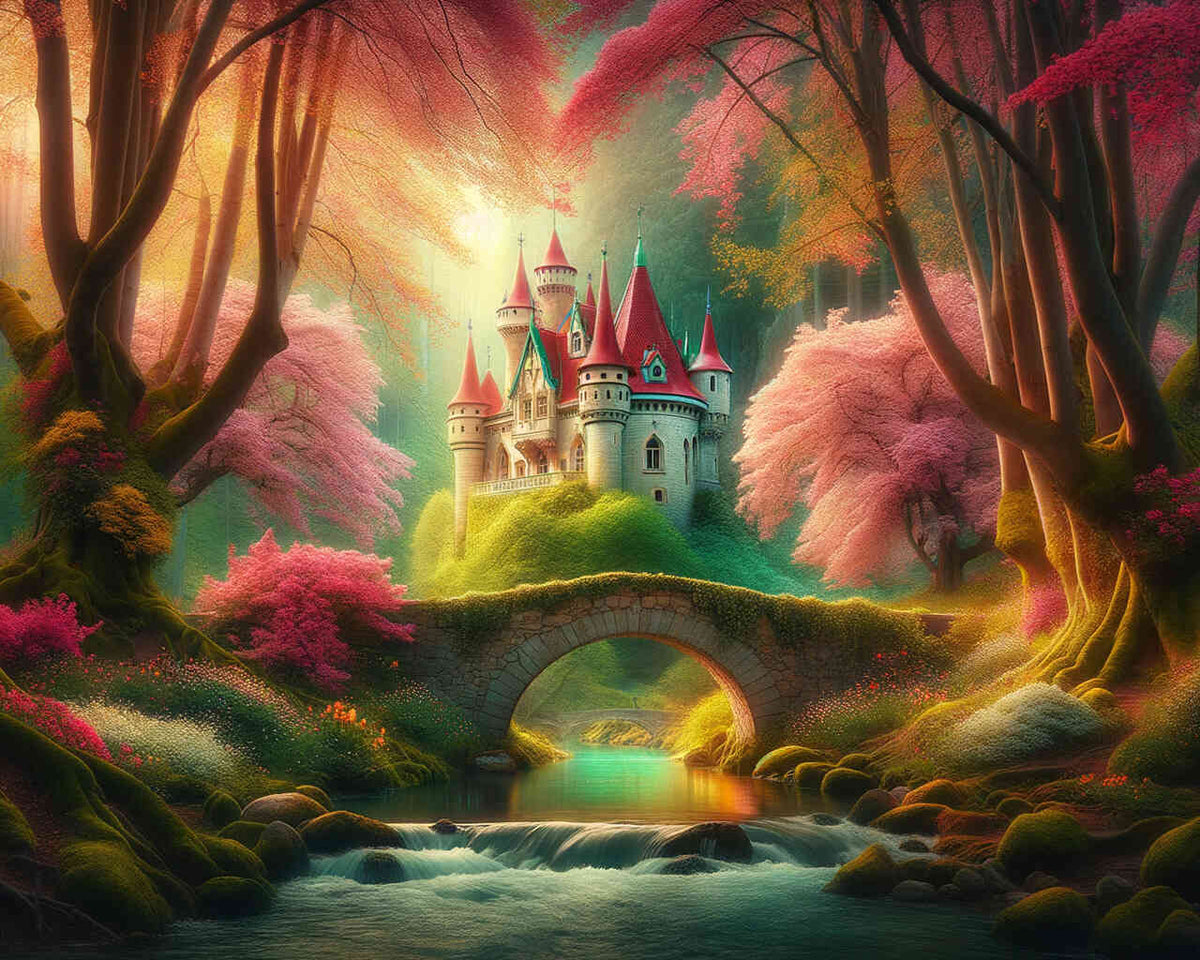 Paint by Numbers - Forest Castle
