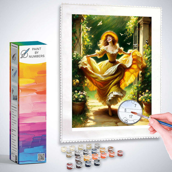 Paint by Numbers - Woman at Goal