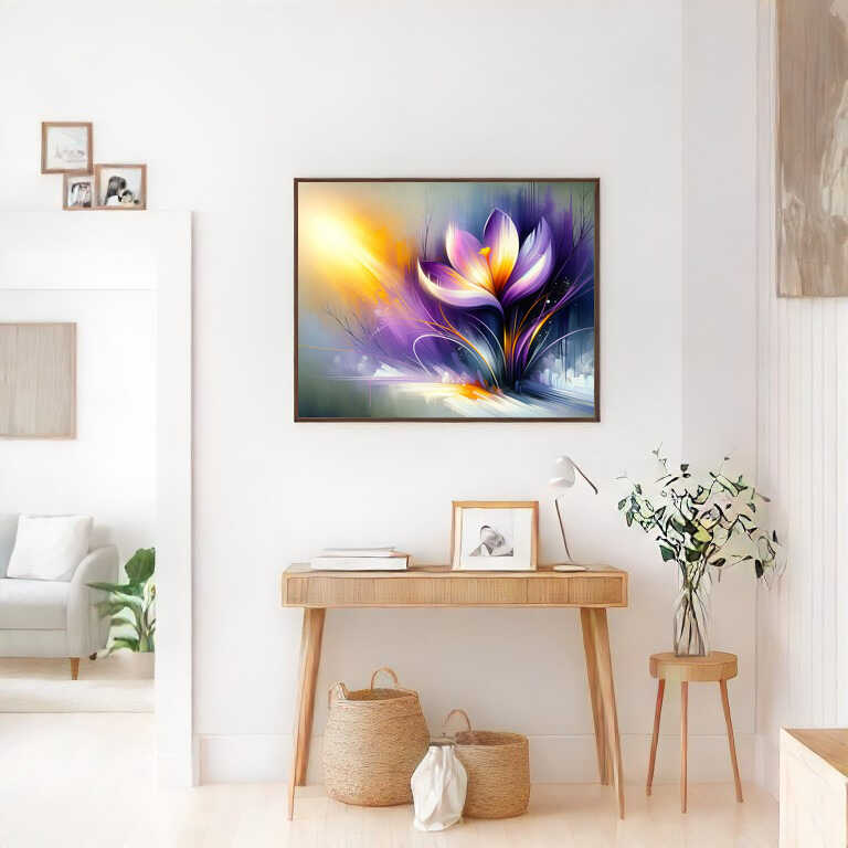 Paint by Numbers - Purple Crocus