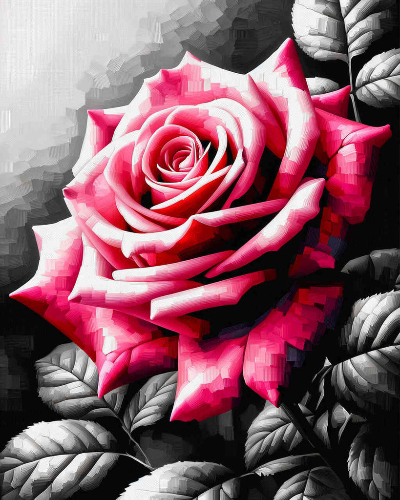 Paint by Numbers - Paint Swab Pink Rose