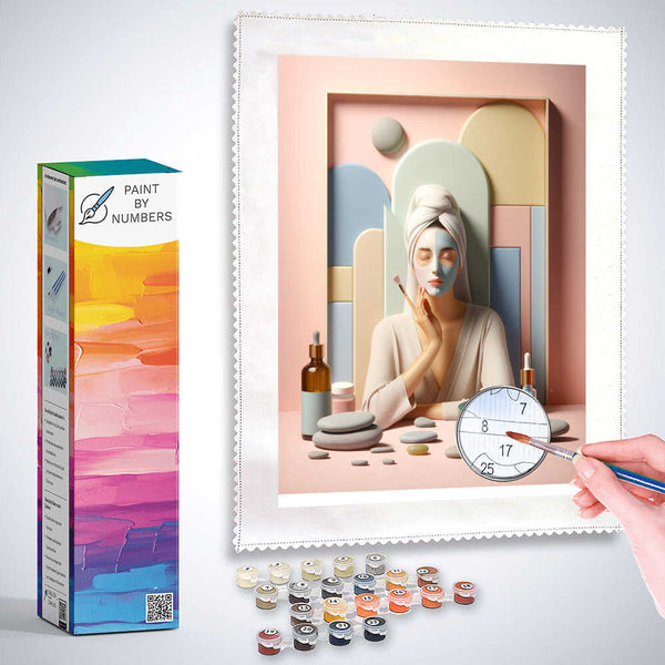 Paint by Numbers - Face mask