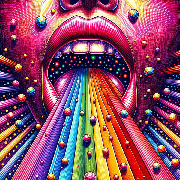 Paint by Numbers - Rainbow mouth