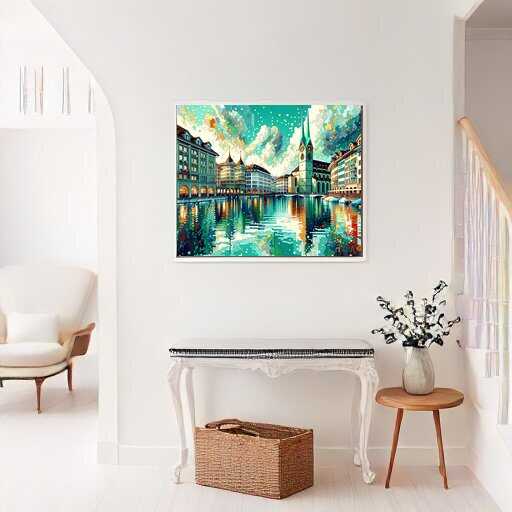 Paint by Numbers - City life, Zurich