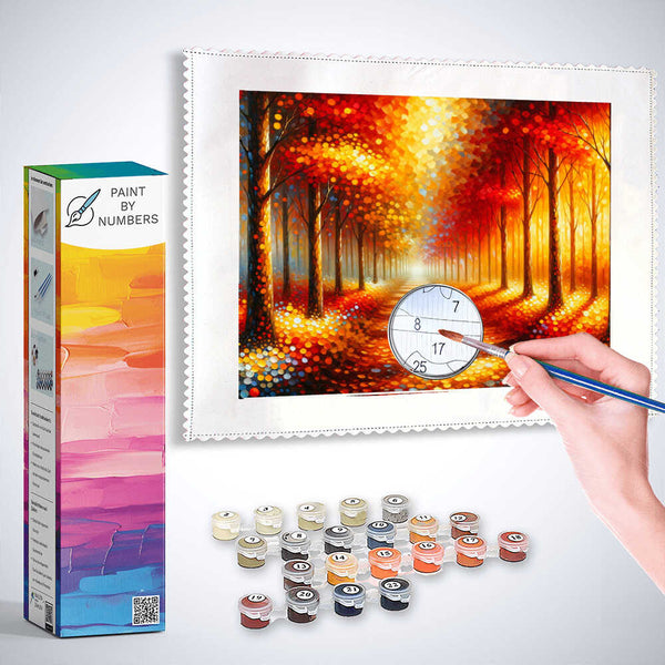 Paint by Numbers - Autumn walk