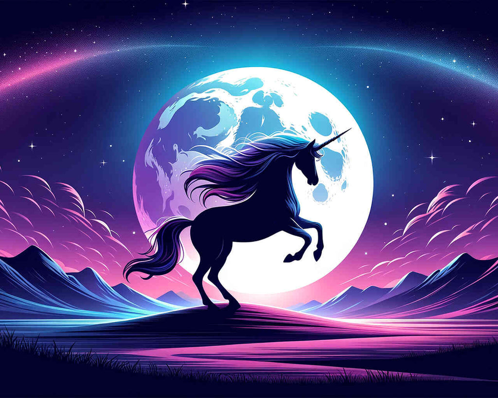 Paint by Numbers - Two eyes, Two ears, unicorn