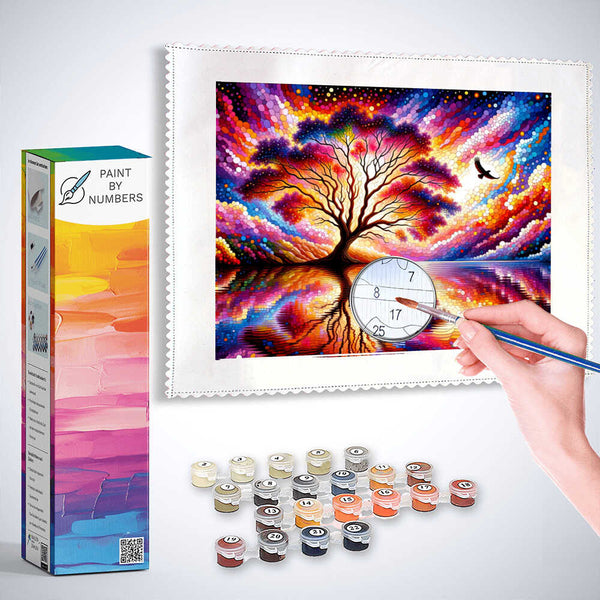 Paint by Numbers - Rainbow sky