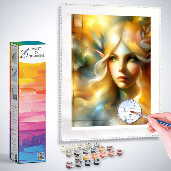 Paint by Numbers - Blonde elf