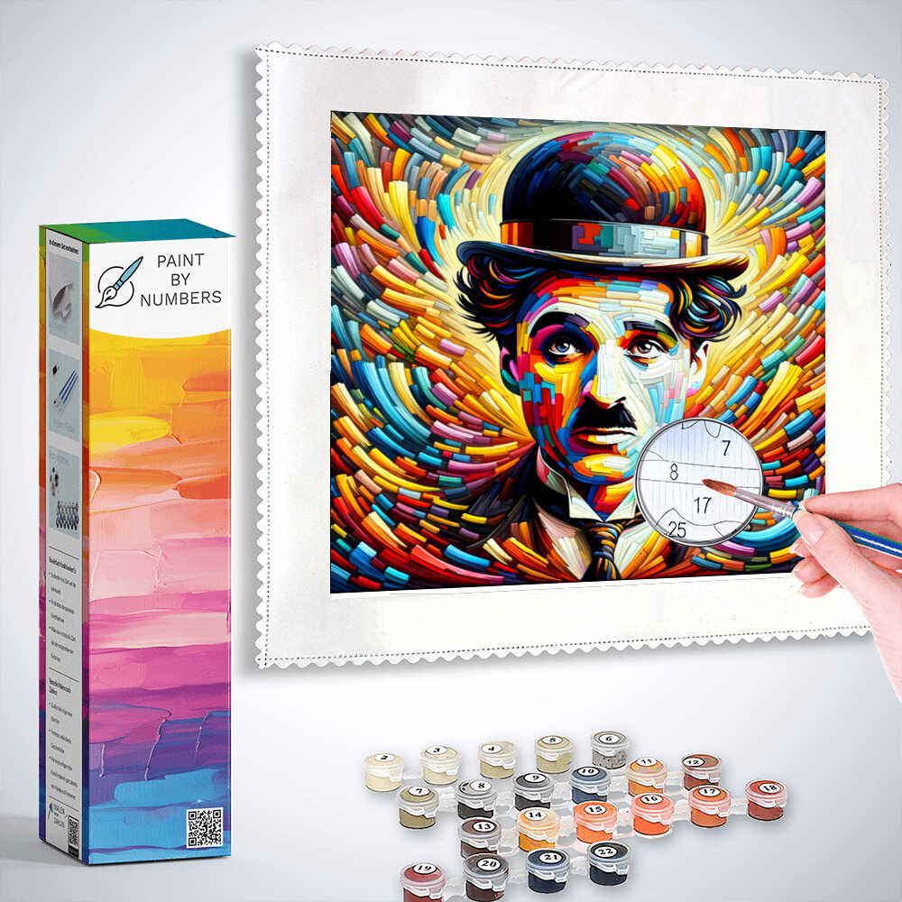 Charlie Chaplin - Paint by Numbers