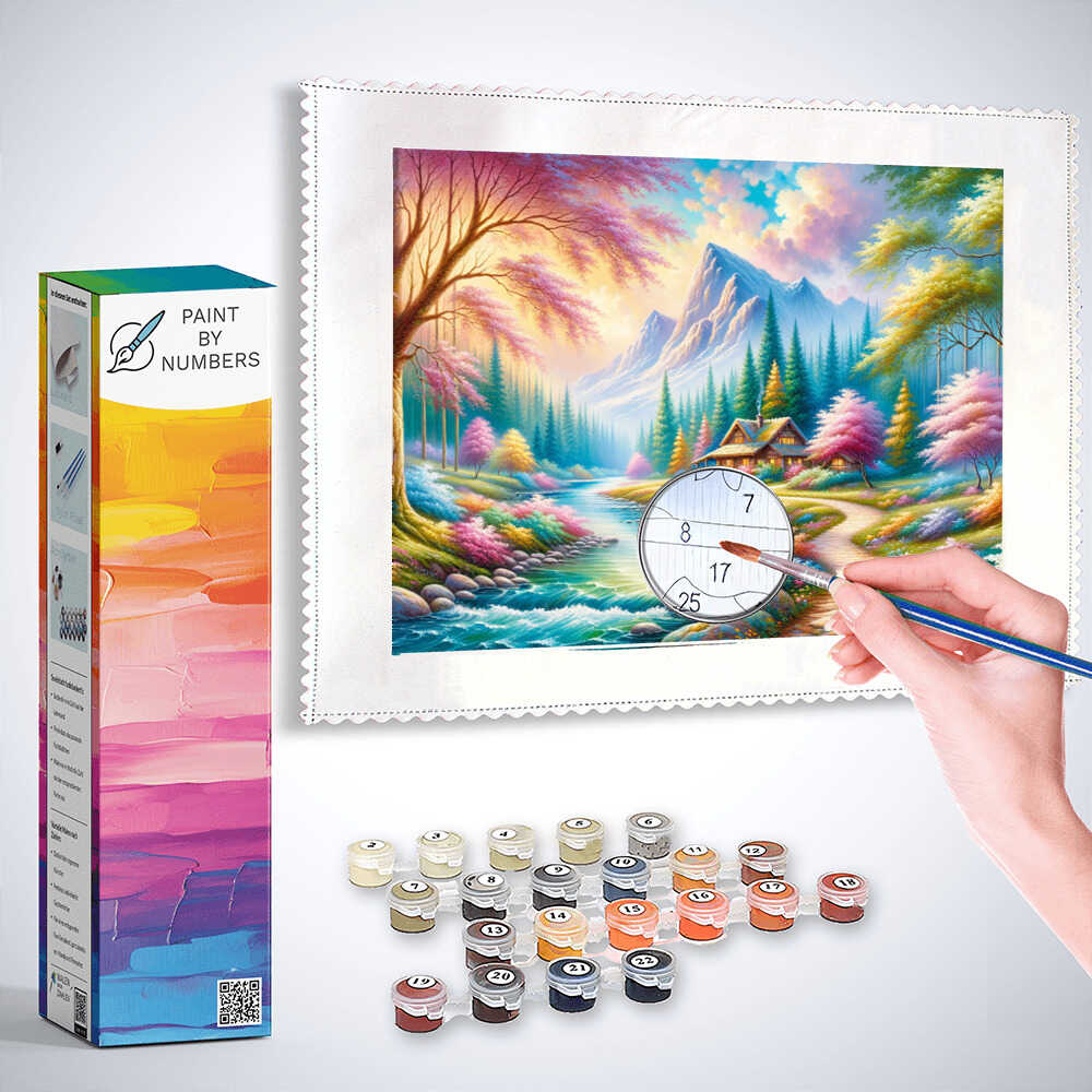 Paint by Numbers - Romantic forest trip