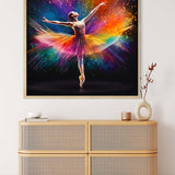 AB Diamond Painting - Frau tanzend bei Nacht Part 2 - gedruckt in Ultra-HD - AB Diamond, Ballerina, Menschen, Neu eingetroffen, Quadratisch