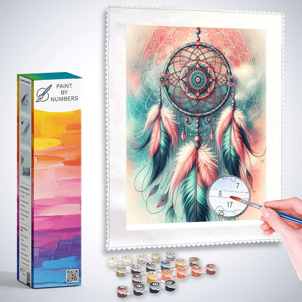 Paint by Numbers - Goblet Feathers