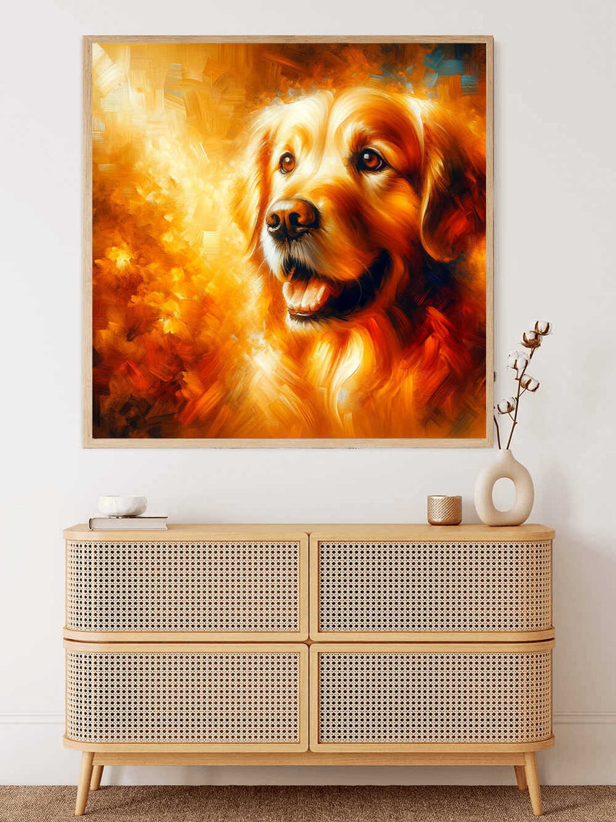 Paint by Numbers - Goldenretriver, Portrait