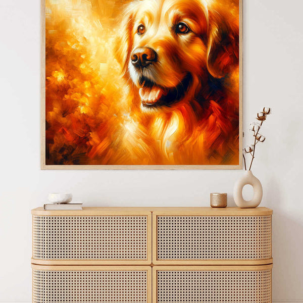 Paint by Numbers - Goldenretriver, Portrait