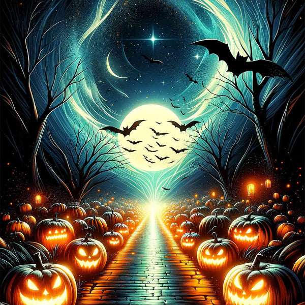 Paint by Numbers - Halloween Lit Curbis