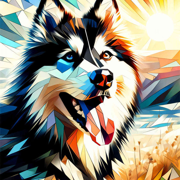 Paint by Numbers - Husky portait