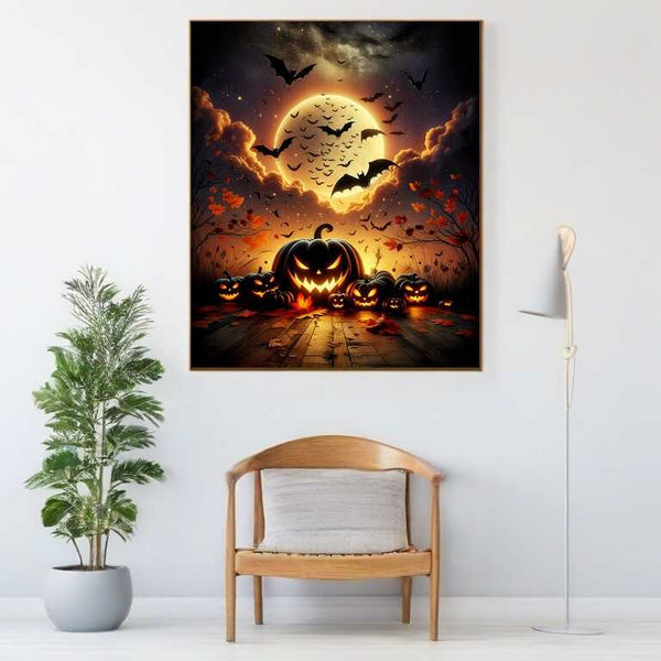 Paint by Numbers - Happy Halloween Curbis and Bat