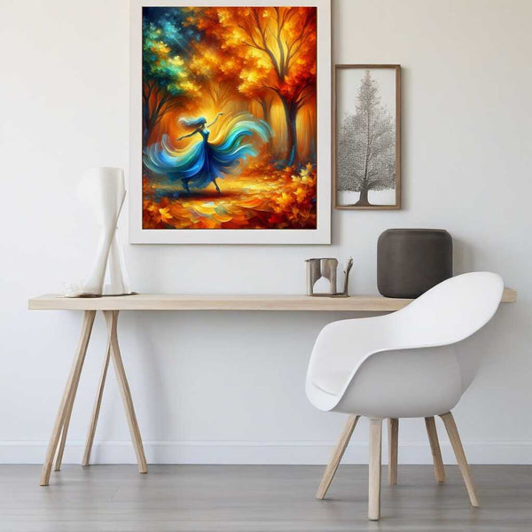 Paint by Numbers - Dancing Woman in the Fall