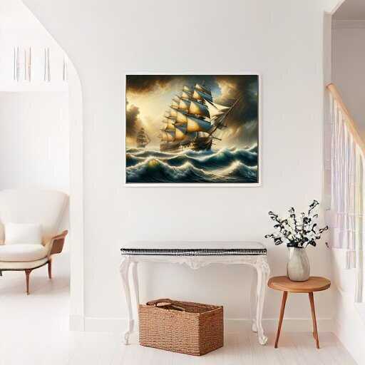 Three-master - Paint by Numbers
