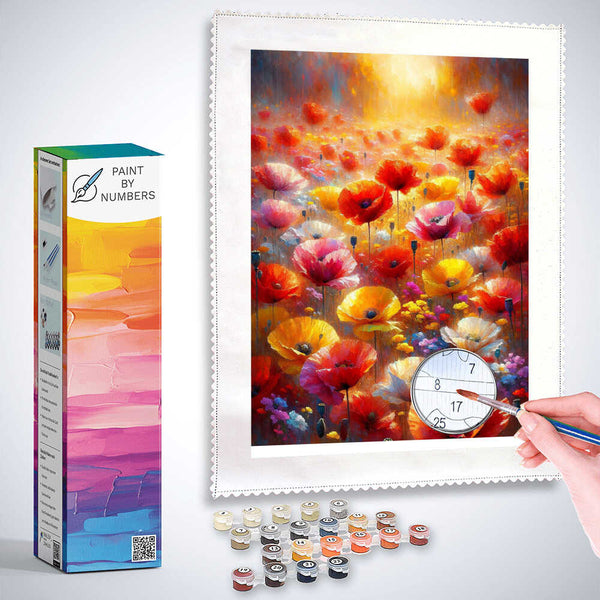 Paint by Numbers - Poppy Field