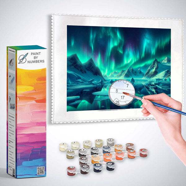 Paint by Numbers - Ice Polar Lights