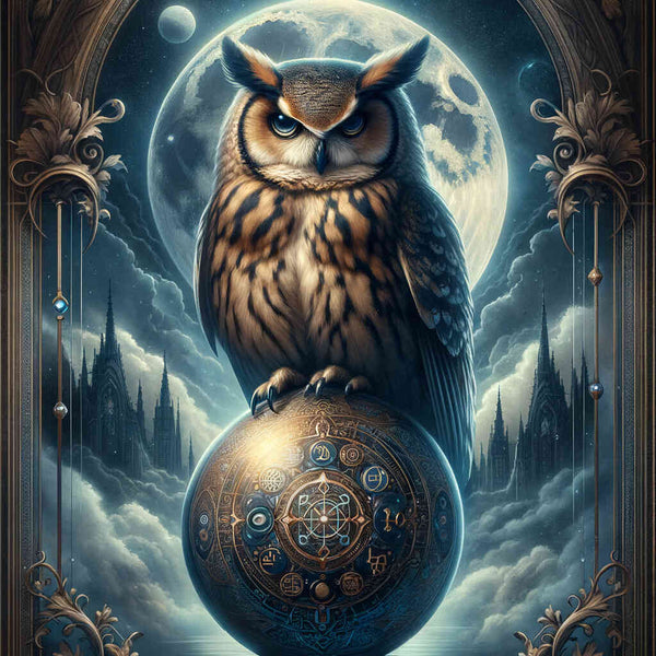 Paint by Numbers - Owl with Chain