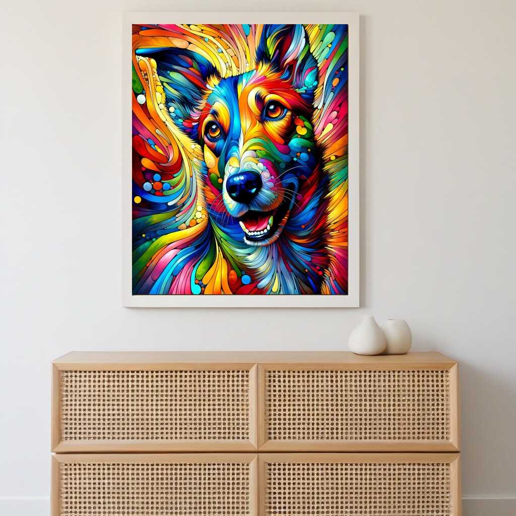 Paint by Numbers - Colorful Dog